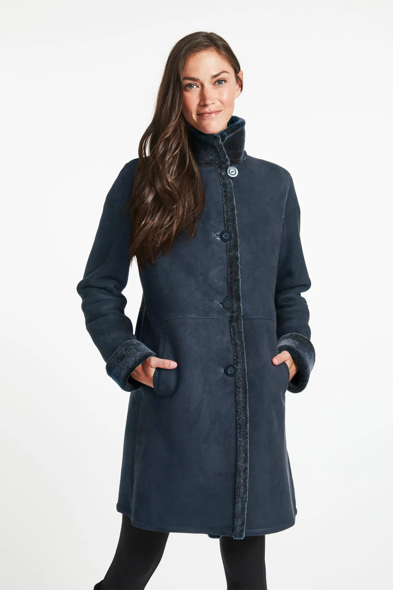 #3180 Classic Spanish Merino Shearling Coat