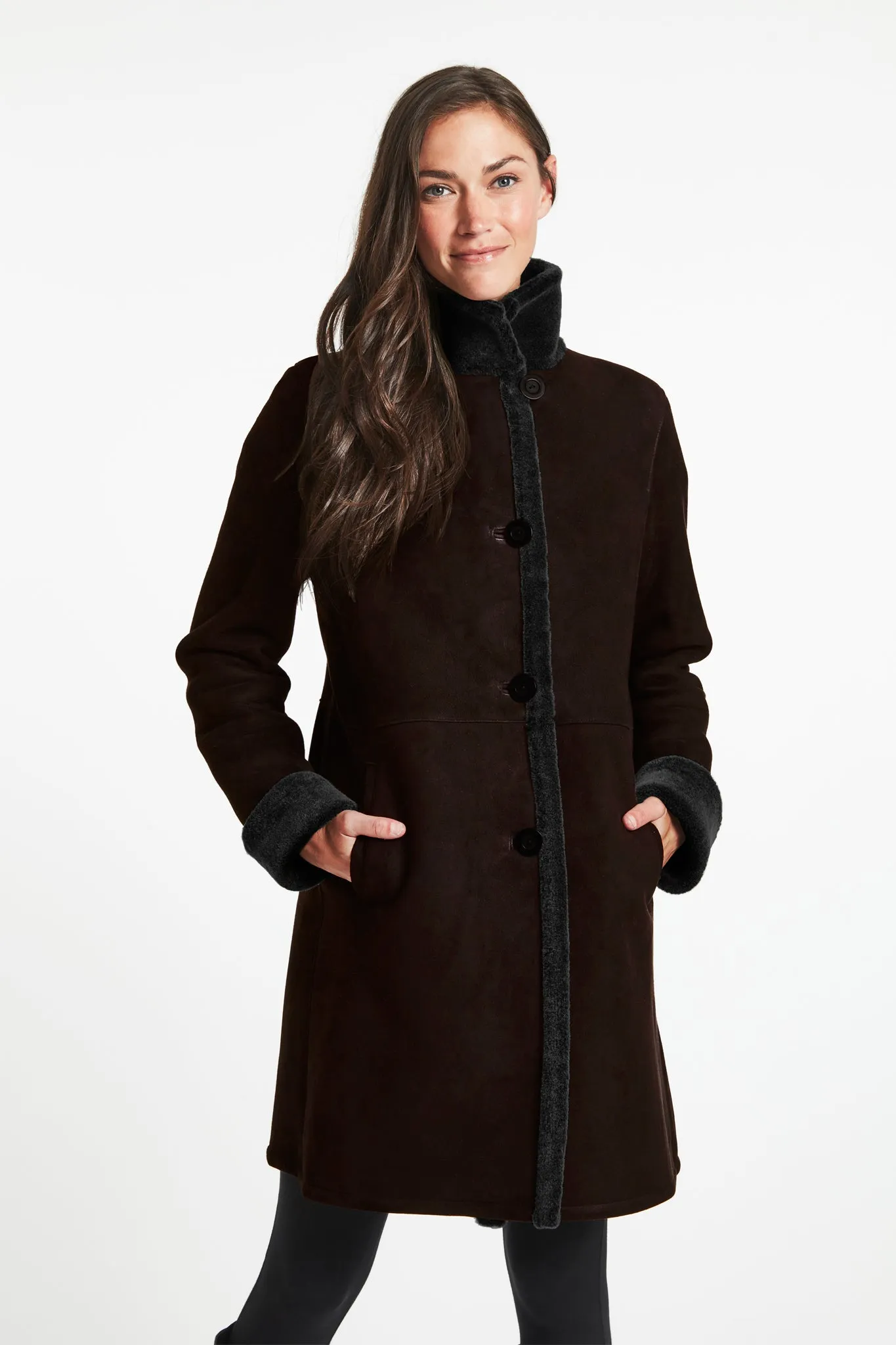 #3180 Classic Spanish Merino Shearling Coat