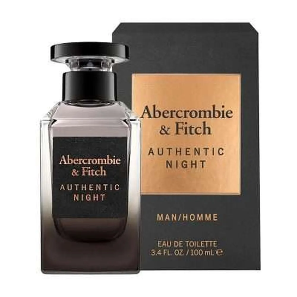 Abercrombie & Fitch Authentic Night Edt For Men 100ml