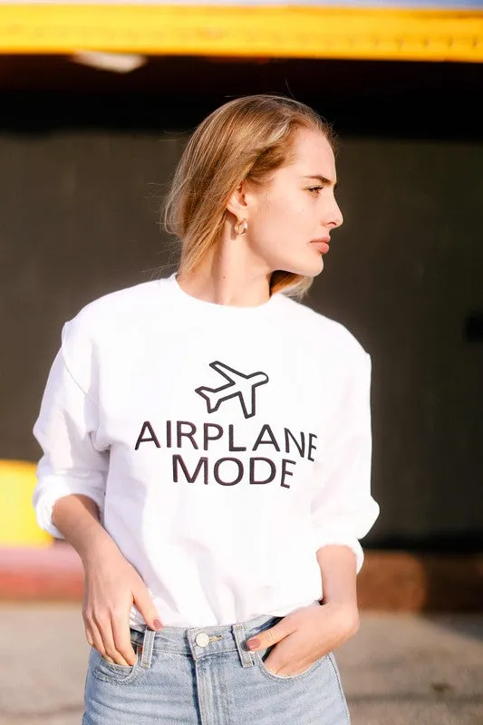 Airplane Mode Graphic Sweatshirt