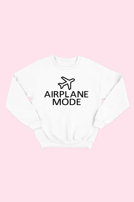 Airplane Mode Graphic Sweatshirt