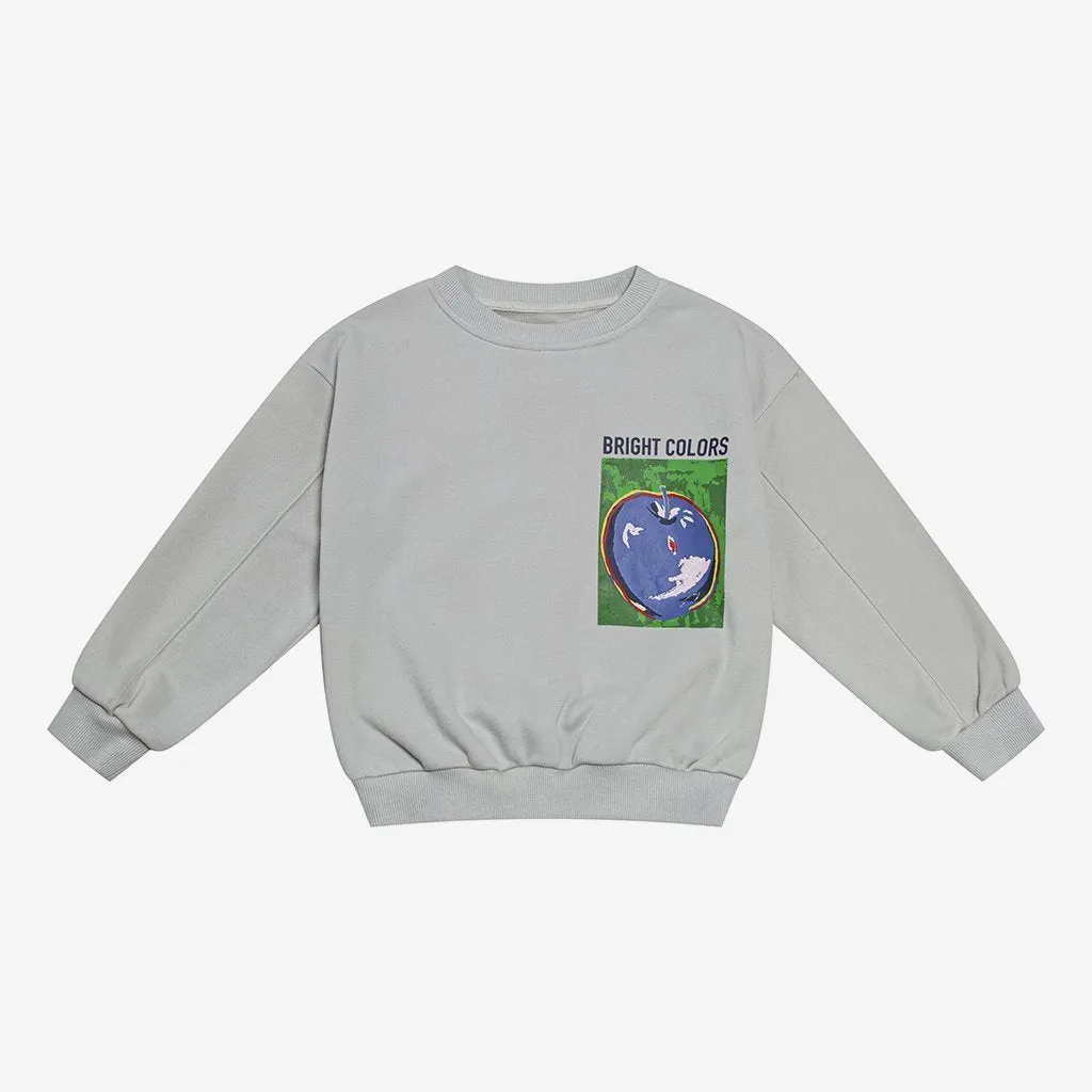 Apple Printed Sweatshirt