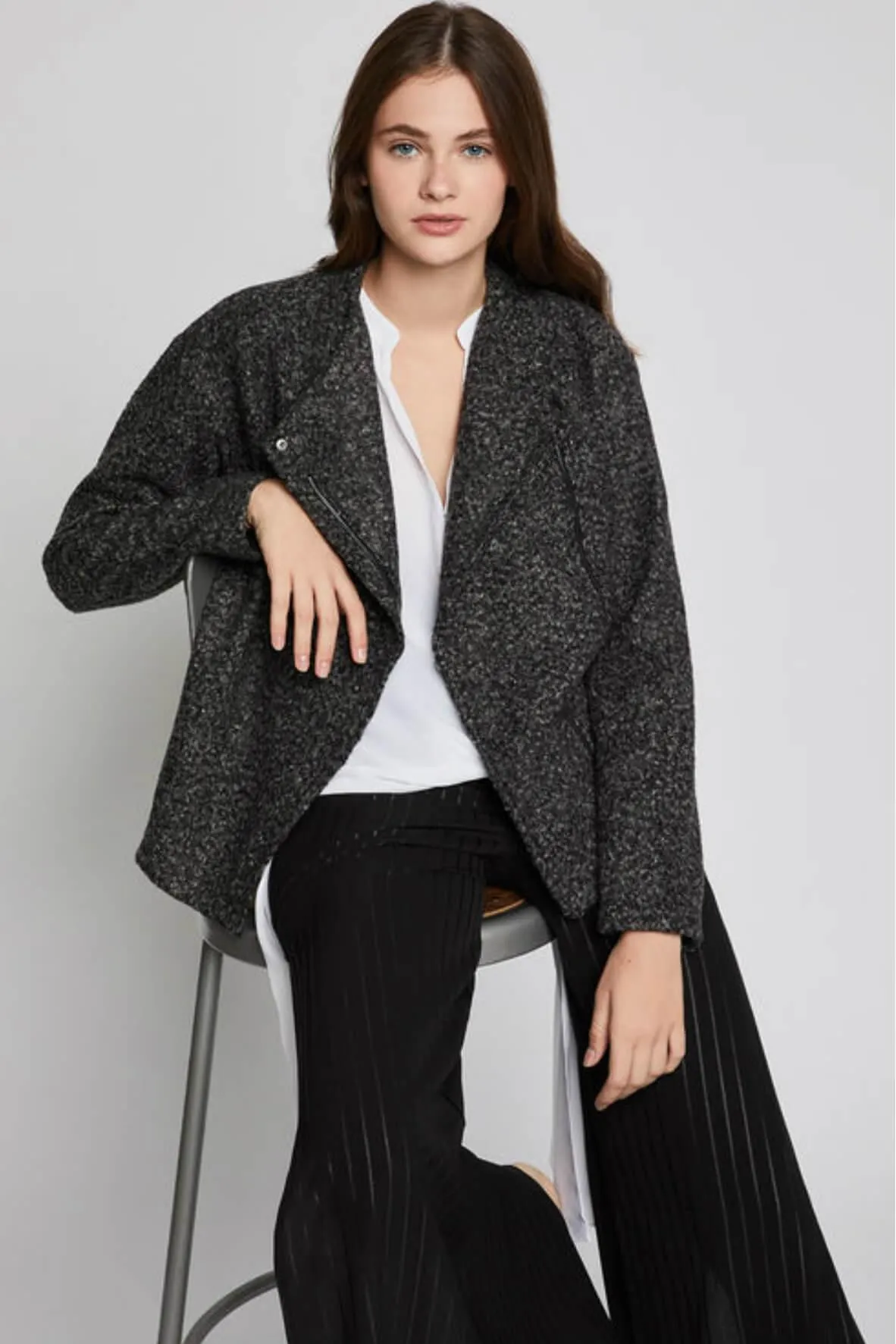 Asymmetric Zip Jacket