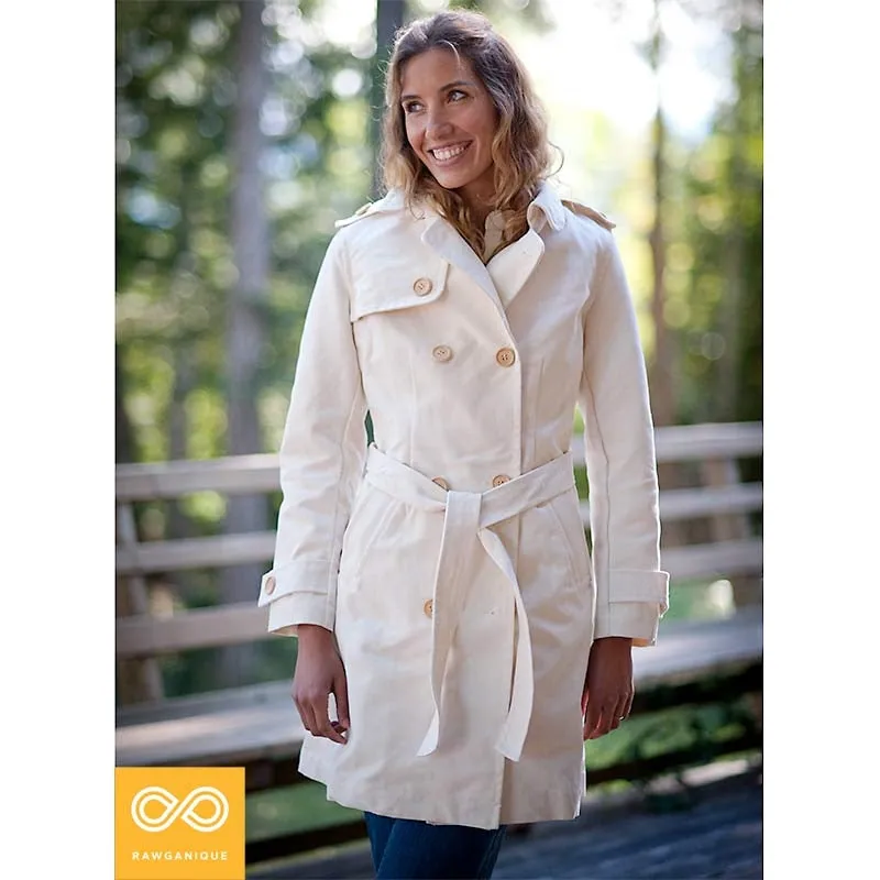 AUDREY Organic Cotton Trench Coat