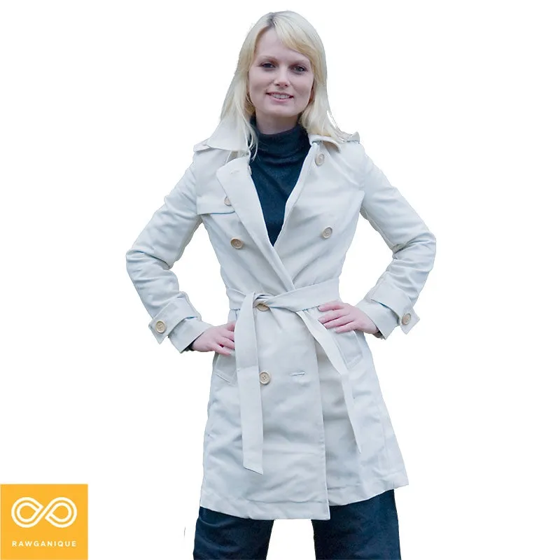 AUDREY Organic Cotton Trench Coat