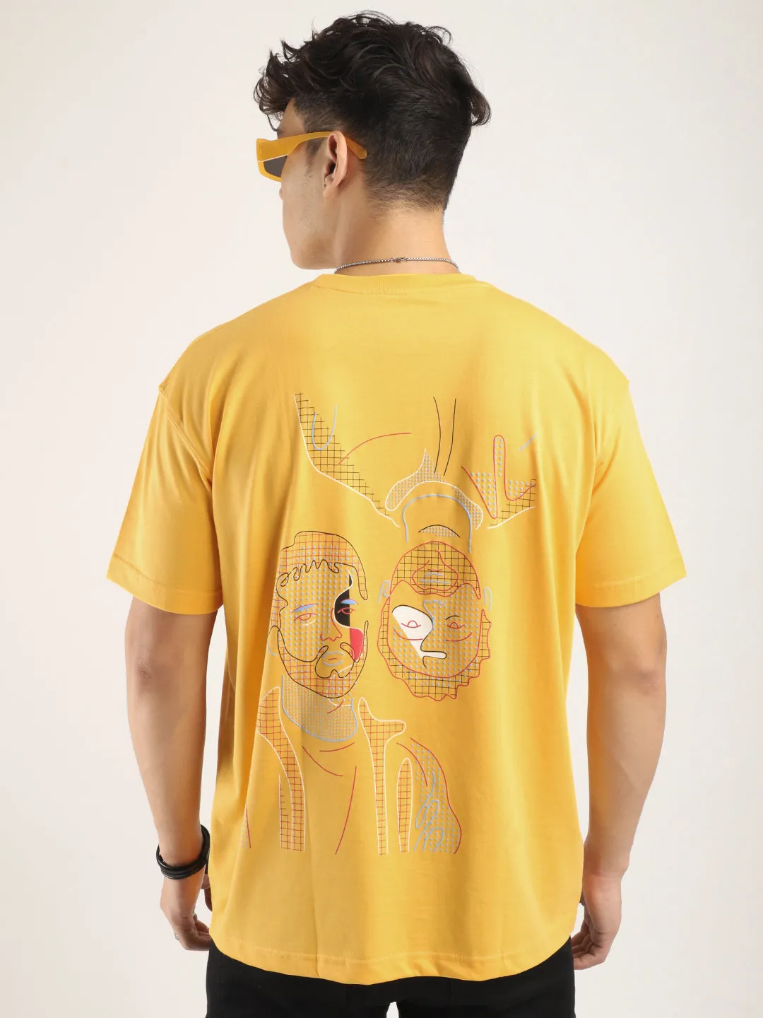 Aura Yellow Oversized T-Shirt