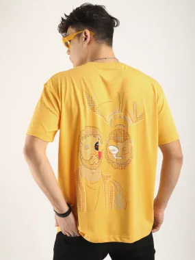 Aura Yellow Oversized T-Shirt