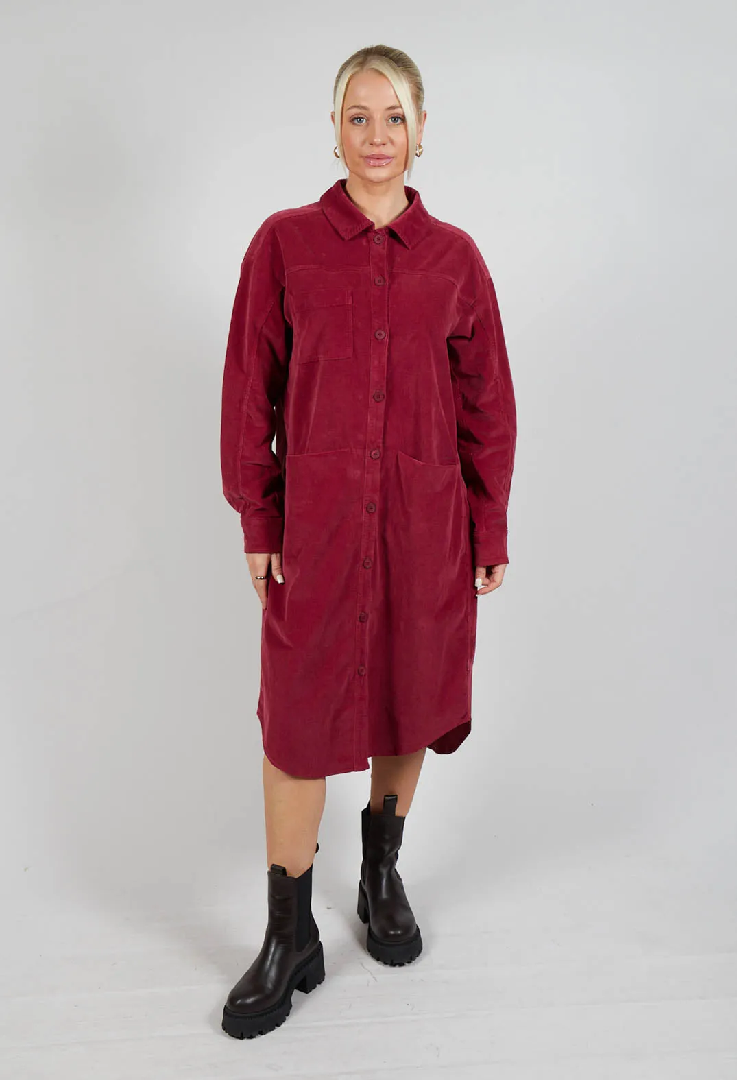 Babep Coat in Scarlet