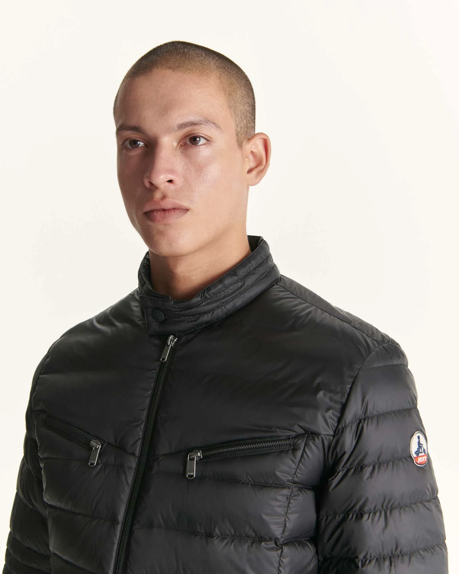 Black David puffer jacket