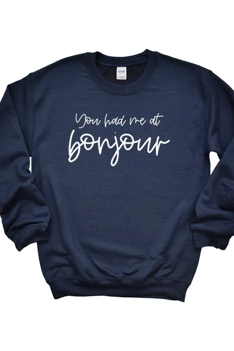 Bonjour Sweatshirt 4213