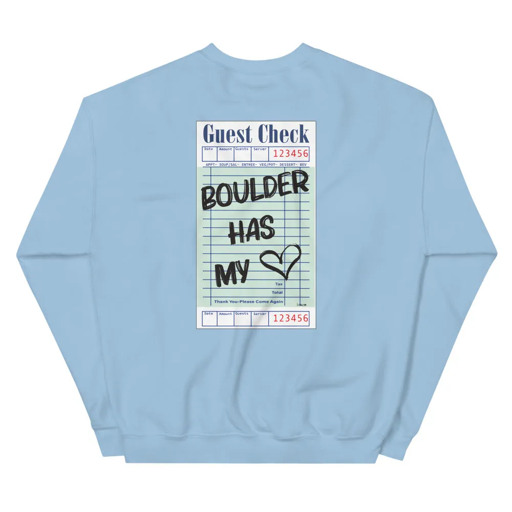 Boulder Guest Check Sweatshirt