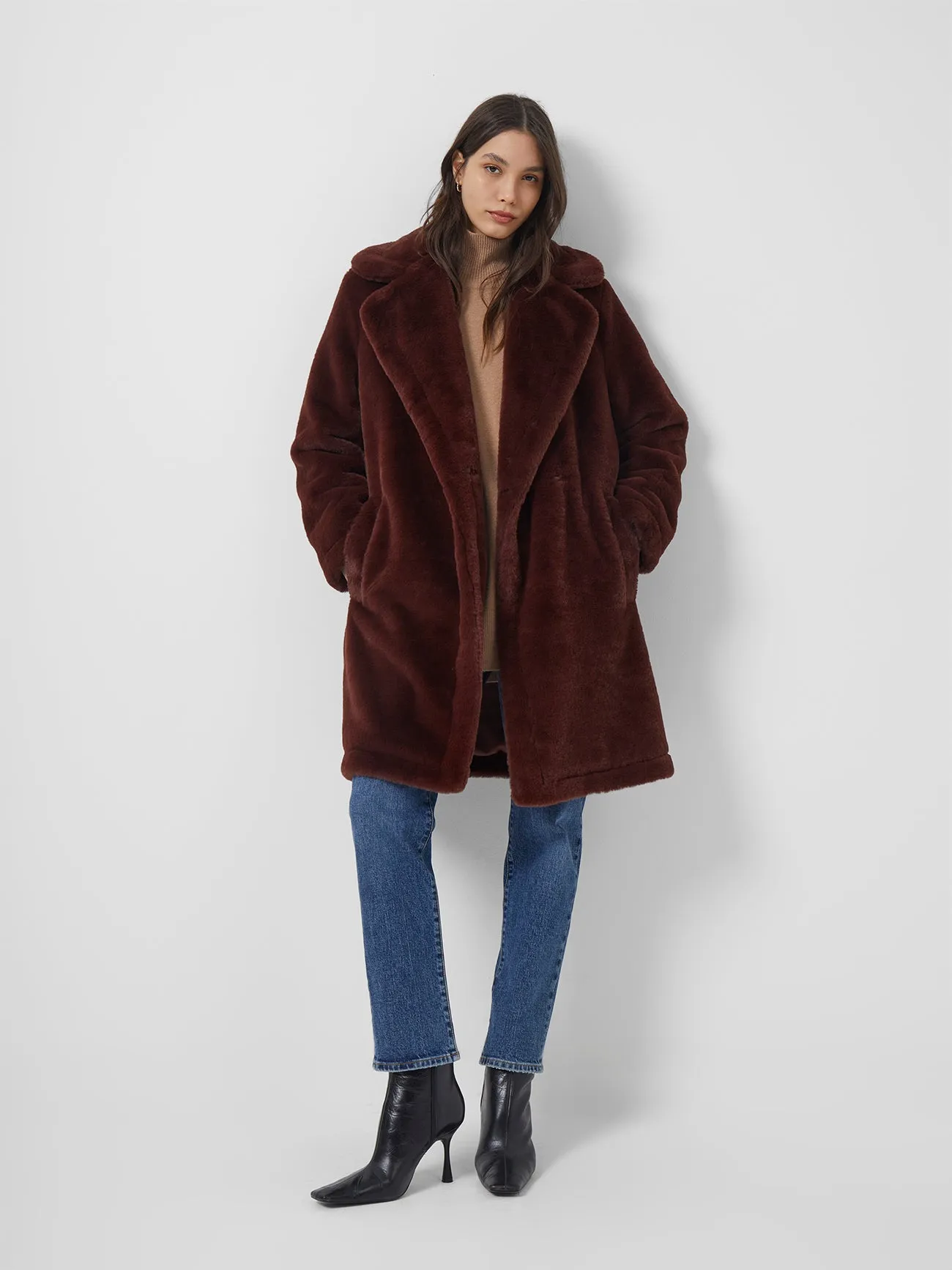 Buona Faux Fur Long Coat