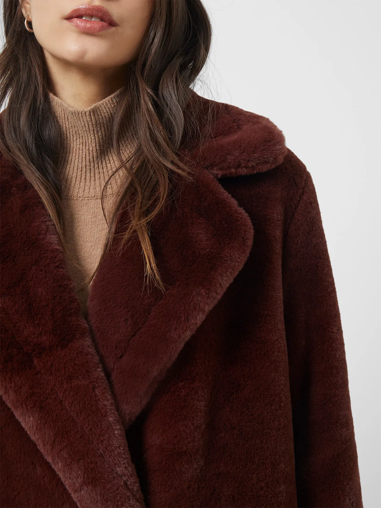 Buona Faux Fur Long Coat