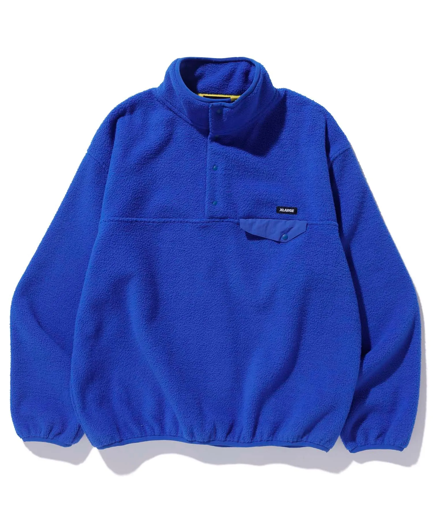 BUTTON-UP FLEECE PULLOVER