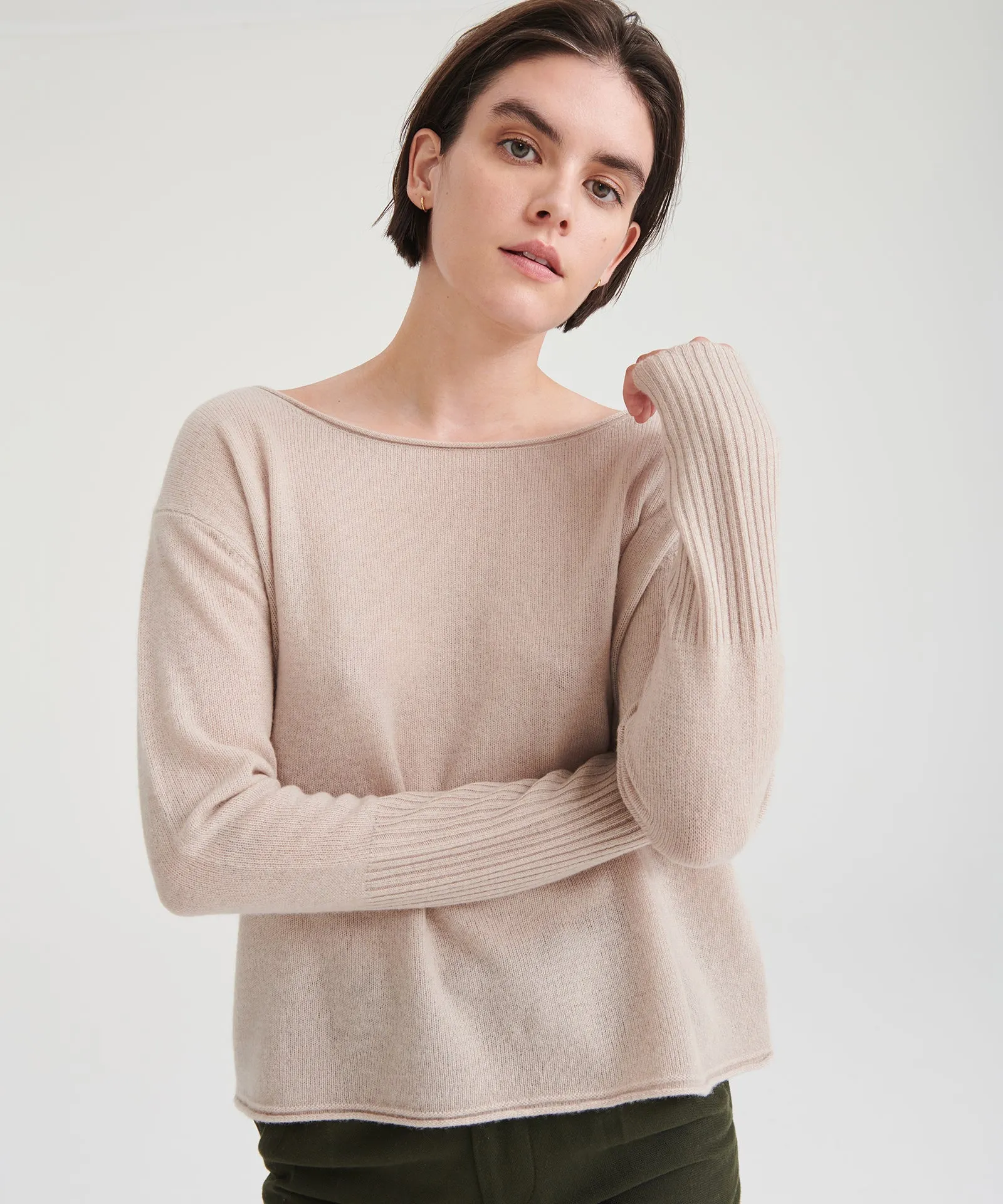 Cashmere Boatneck Sweater