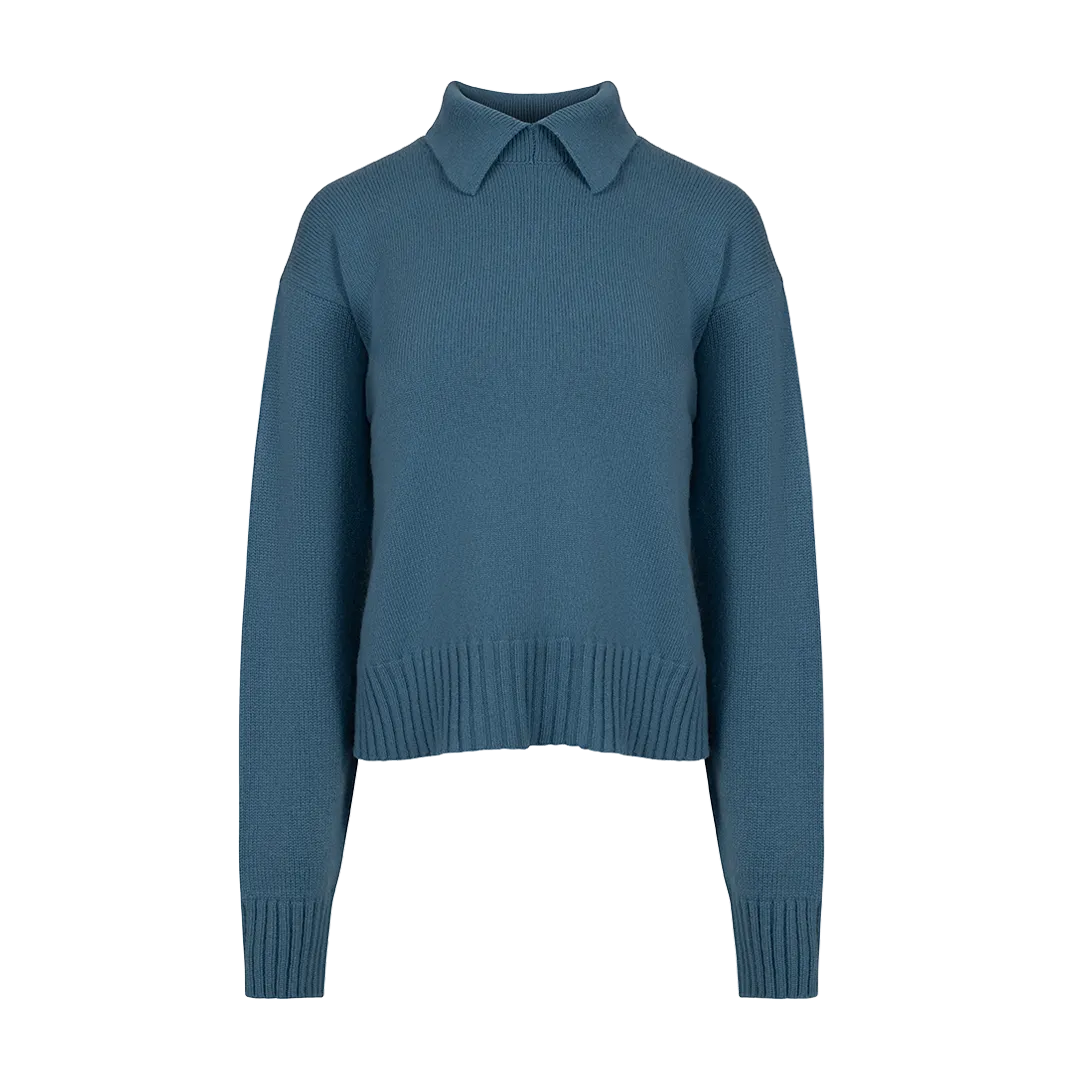 Cashmere Polo Sweater