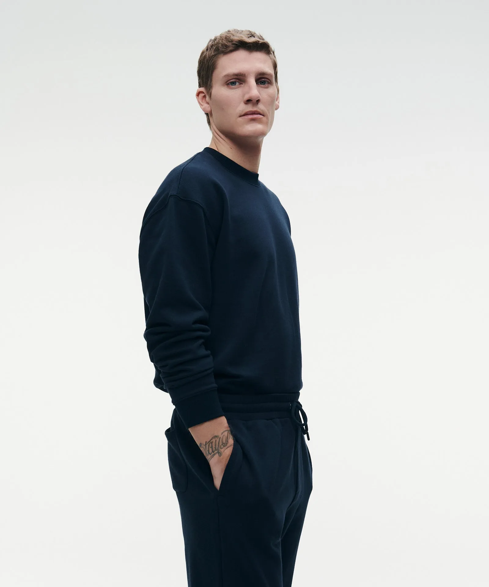 Cashmere Terry Crewneck Sweatshirt