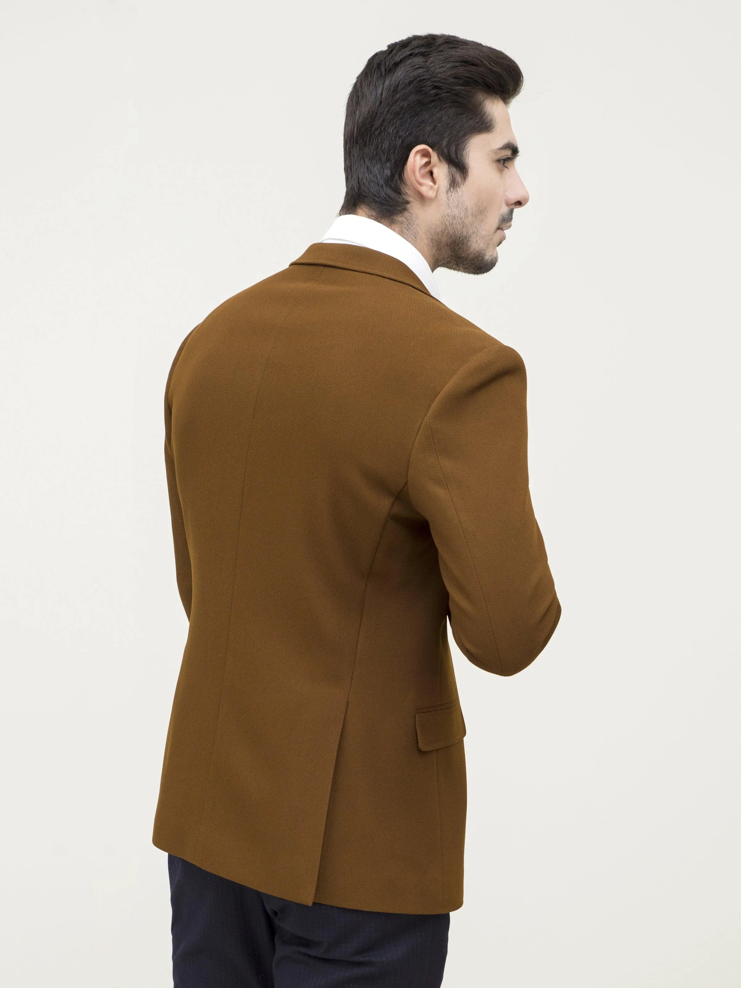 CASUAL COAT SLIM FIT CAMEL