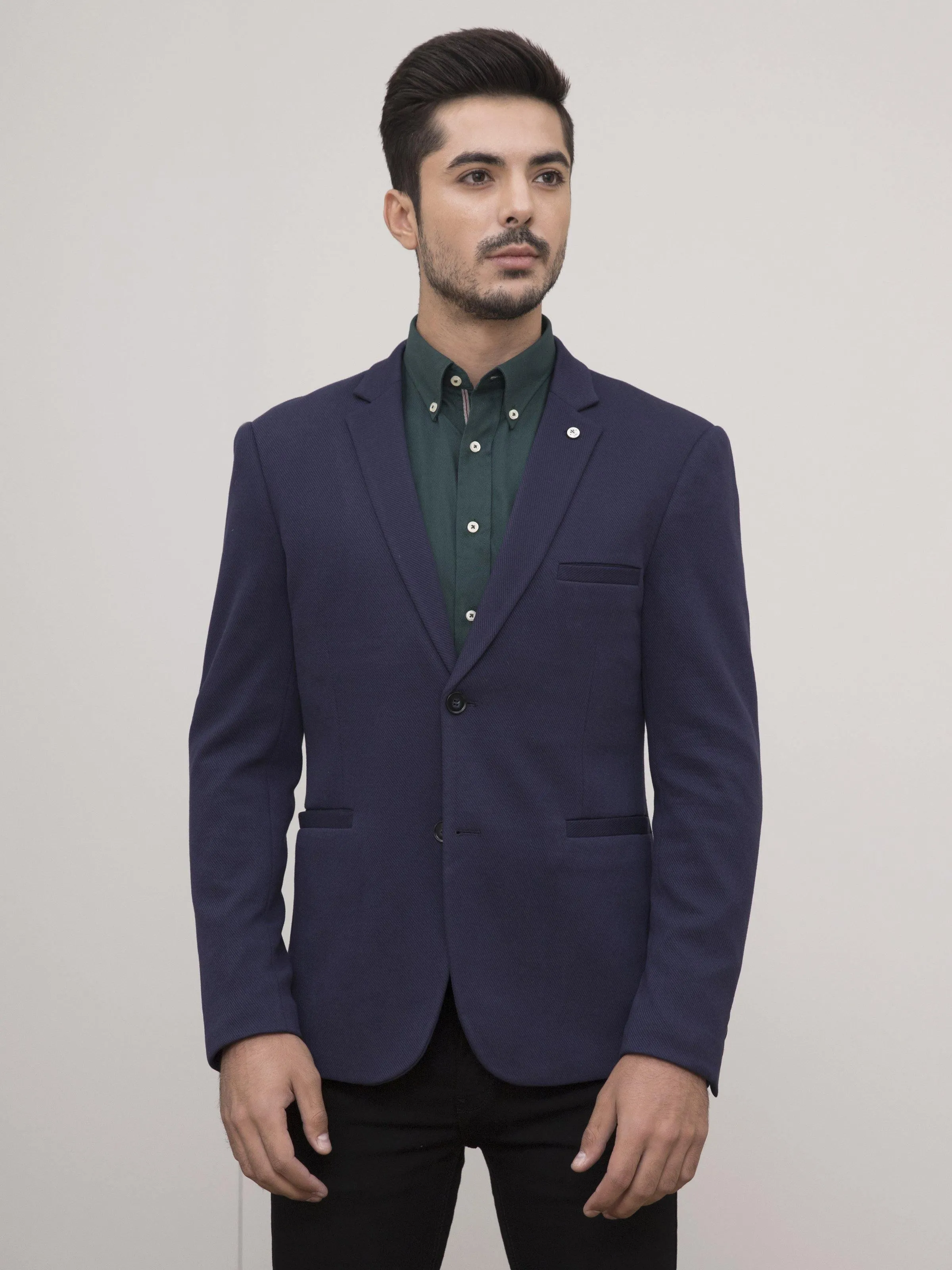 CASUAL COAT SLIM FIT NAVY