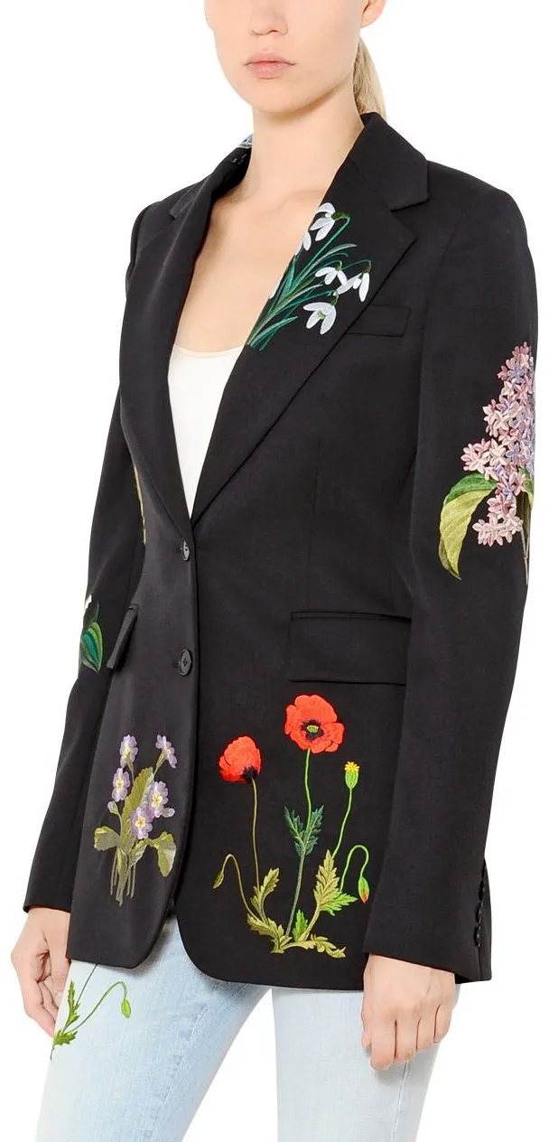 'Charlene' Embroidered Jacket