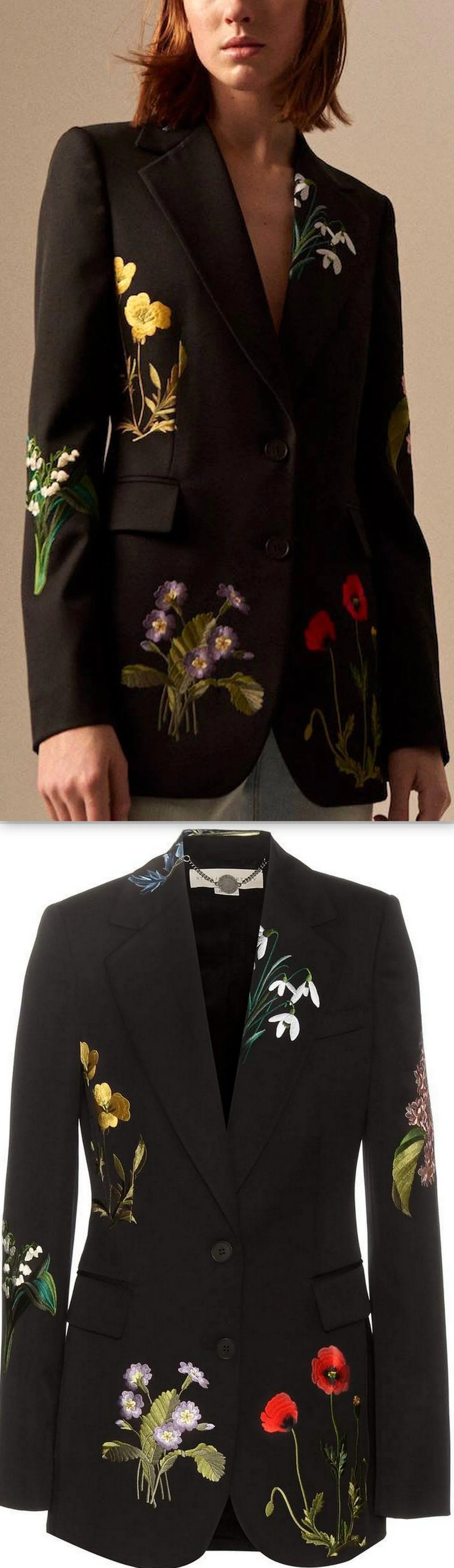 'Charlene' Embroidered Jacket