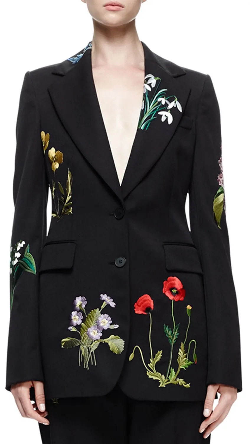 'Charlene' Embroidered Jacket