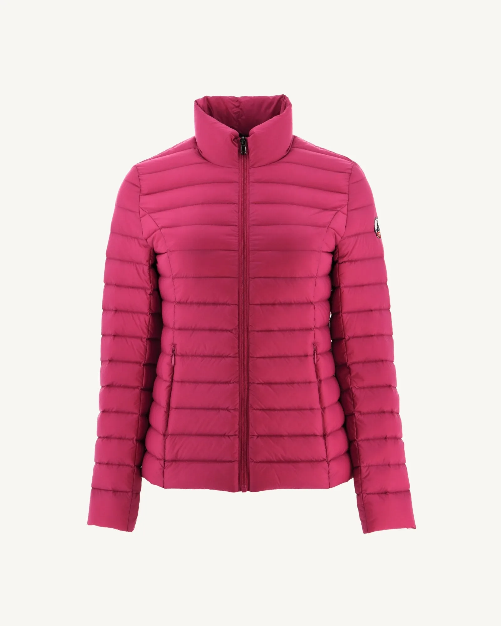 Cherry pink Cha lightweight puffer jacket