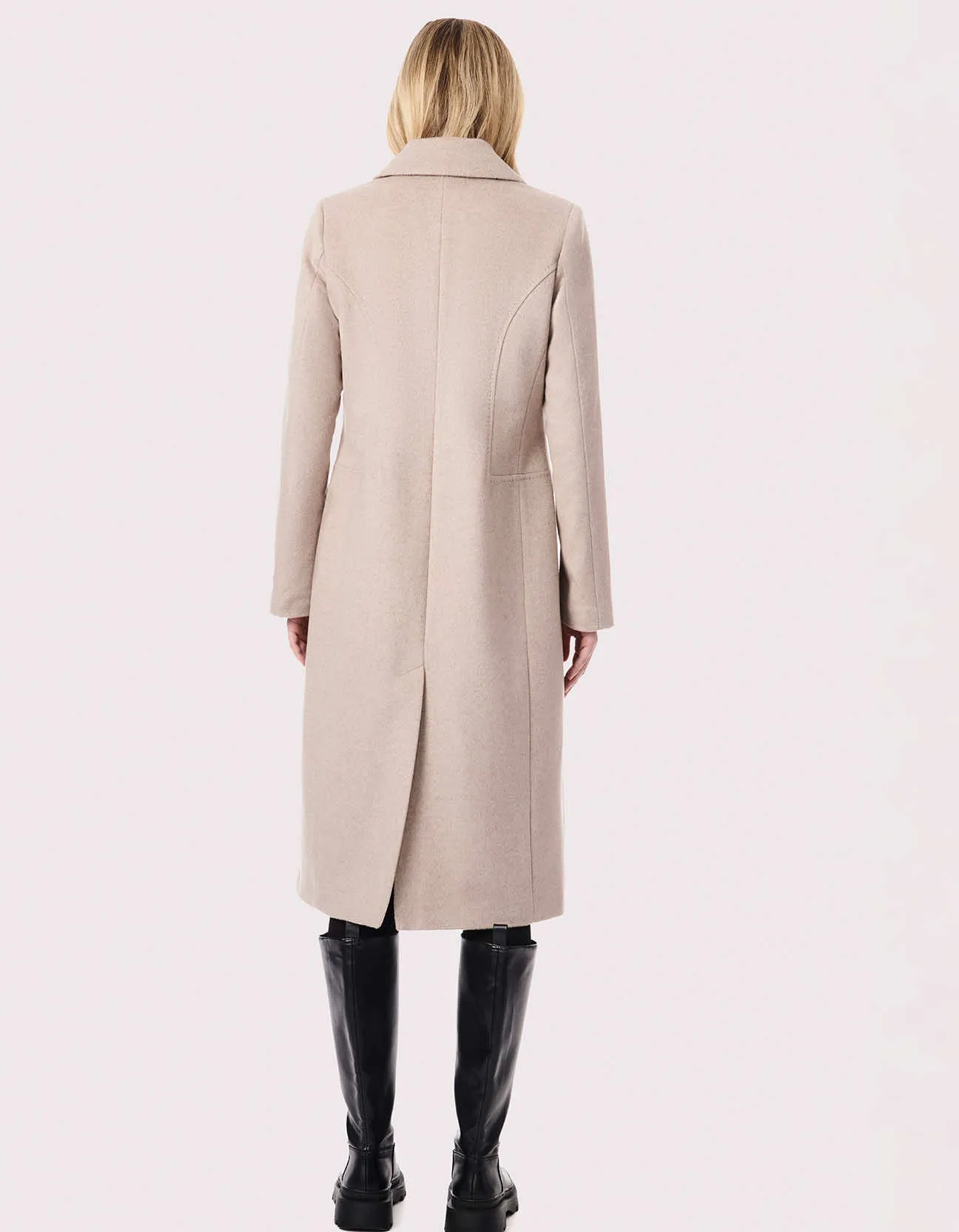 City Chic Long Wool Coat for Women