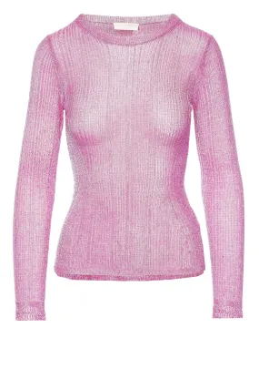 Diana PInk Opal Knit Pullover