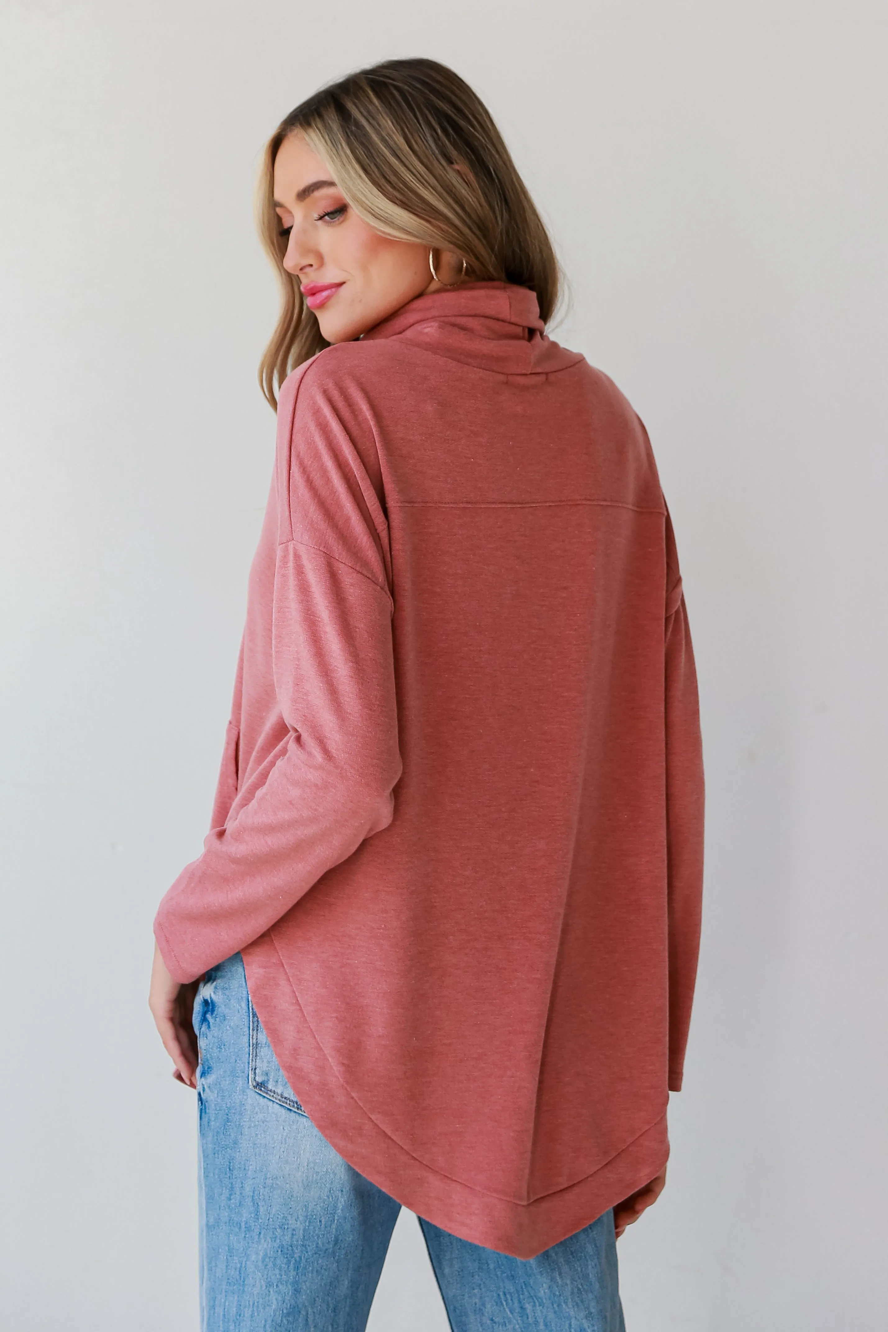 Everly Cowl Neck Pullover - DOORBUSTER