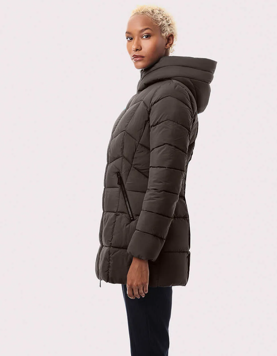 Fab Funnel Quilted Puffer Jacket