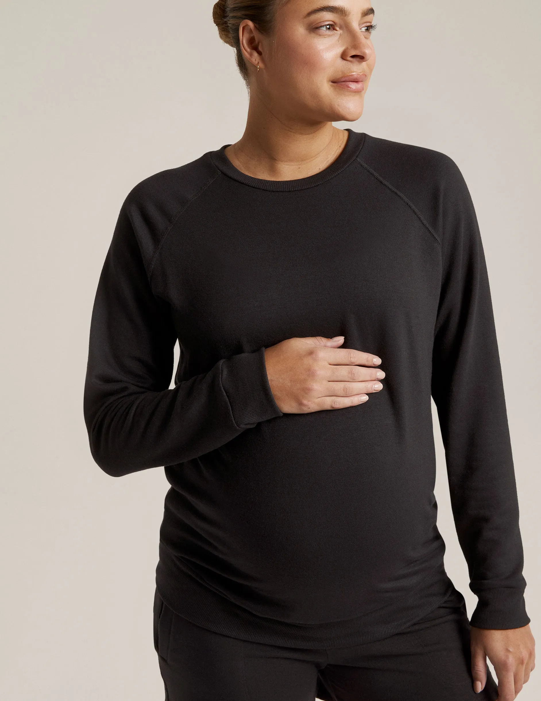 Favorite Raglan Maternity Pullover