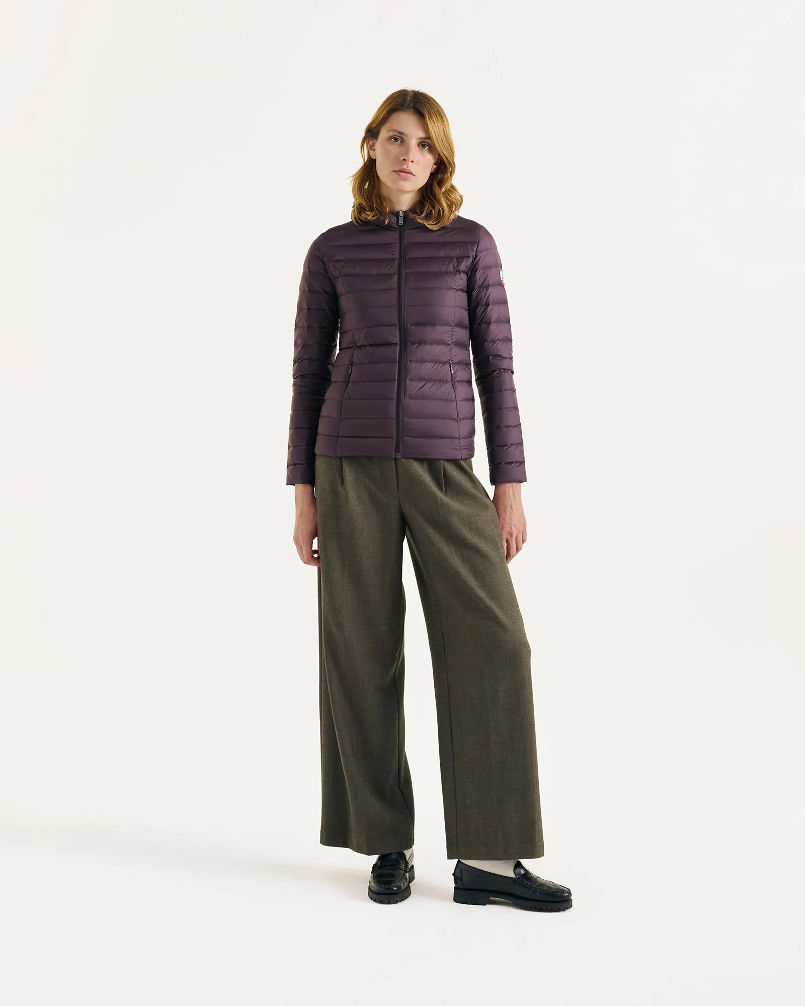 Fig Cloe lightweight hooded puffer jacket