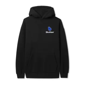 Finest Logo Pullover Hood, Black