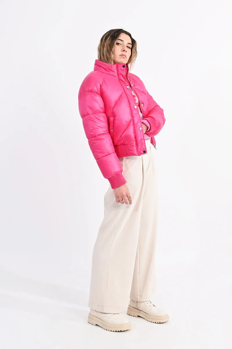 Fushia Puffer Jacket