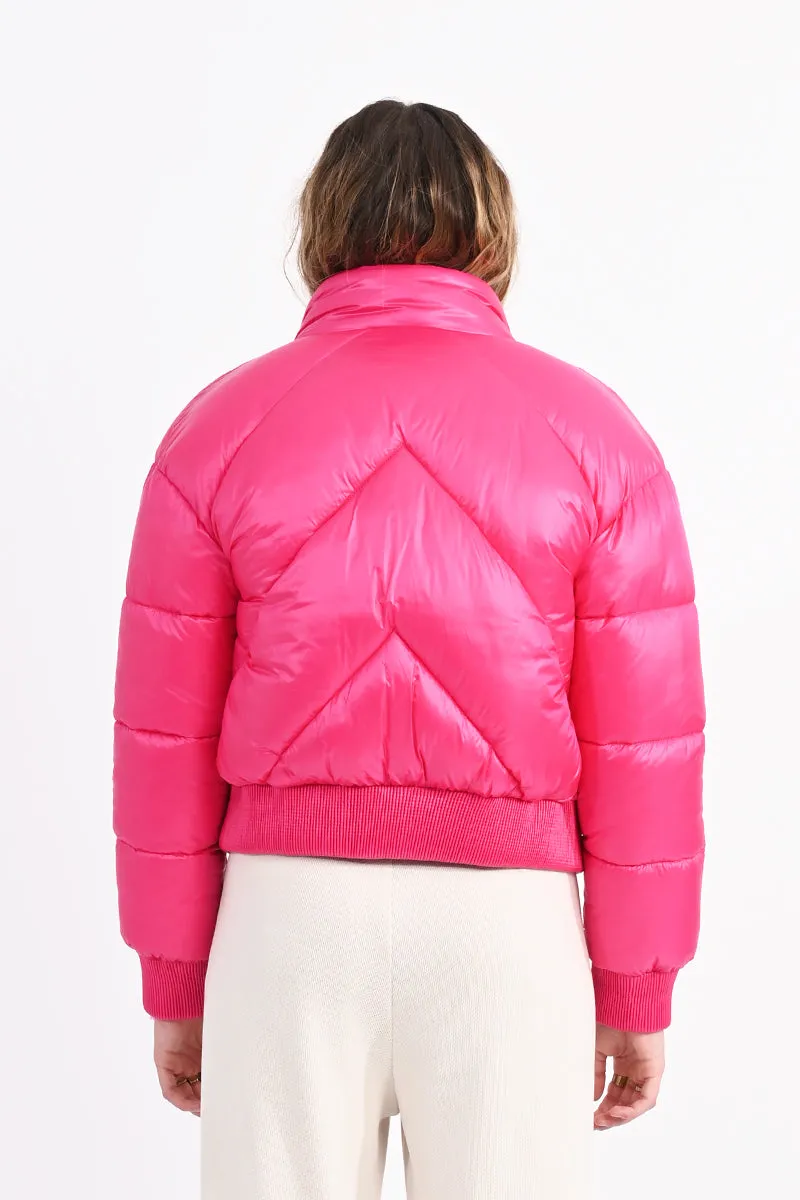 Fushia Puffer Jacket