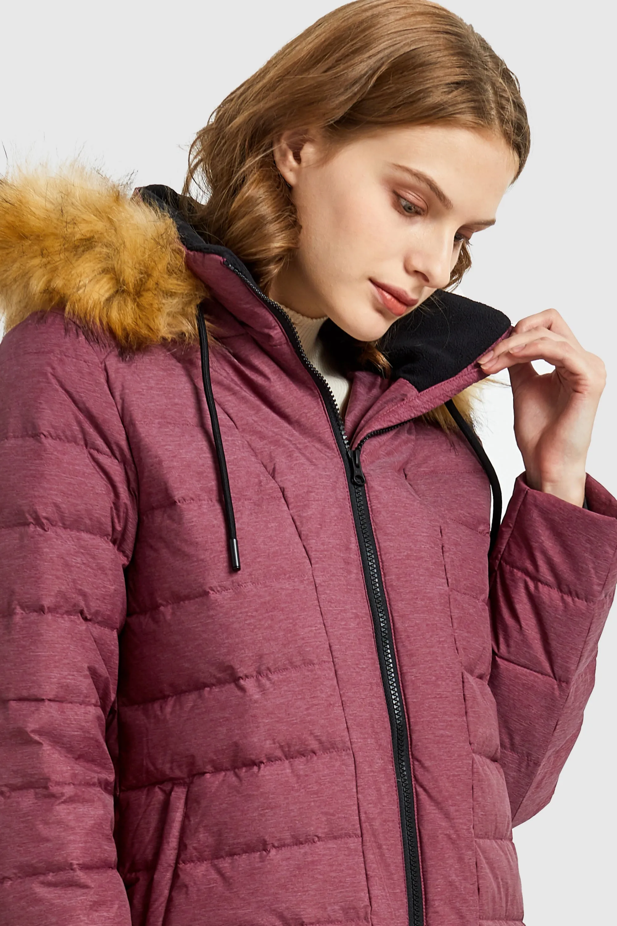 Inner Pocket Snap Puffer Jacket