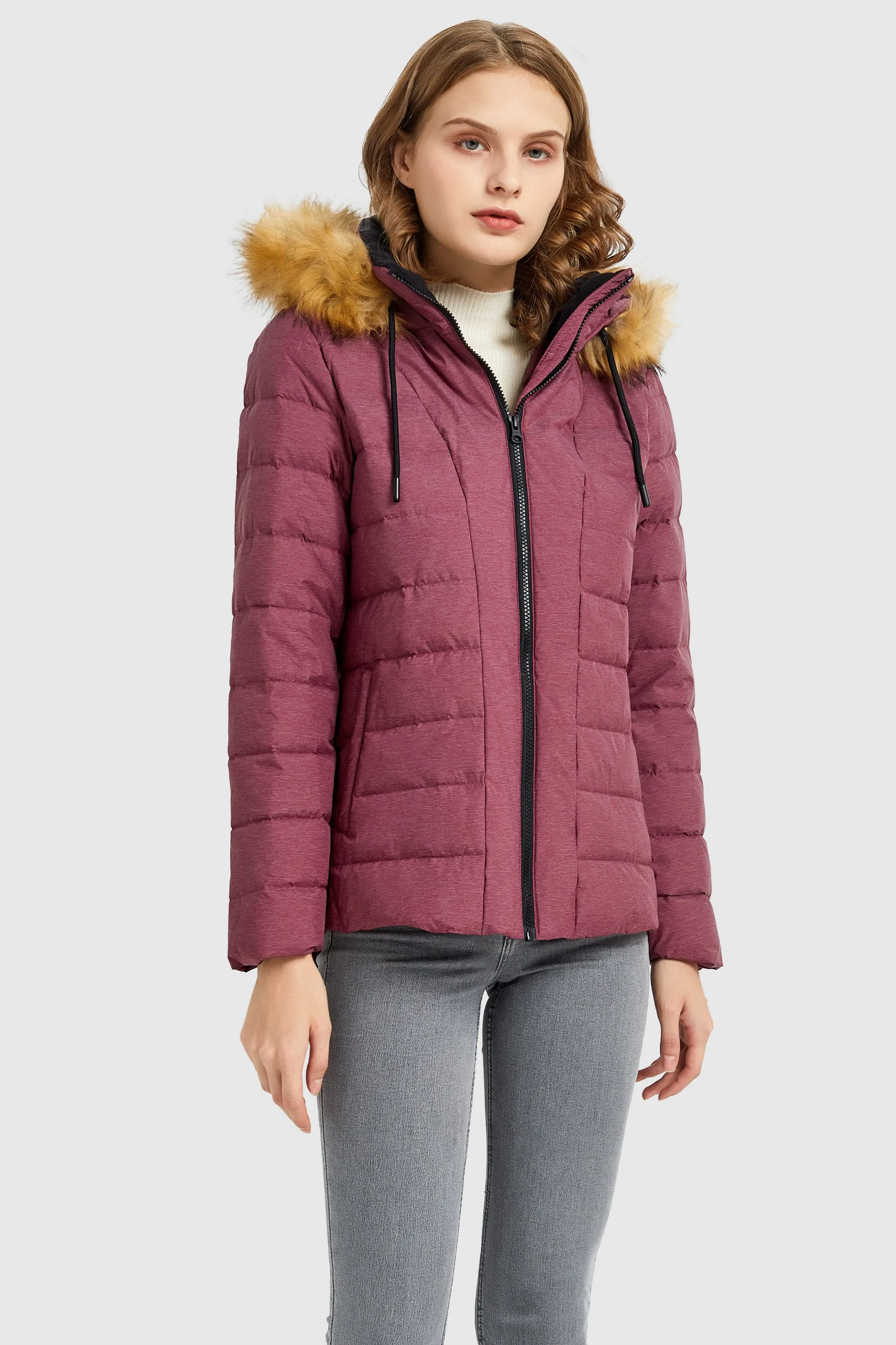 Inner Pocket Snap Puffer Jacket