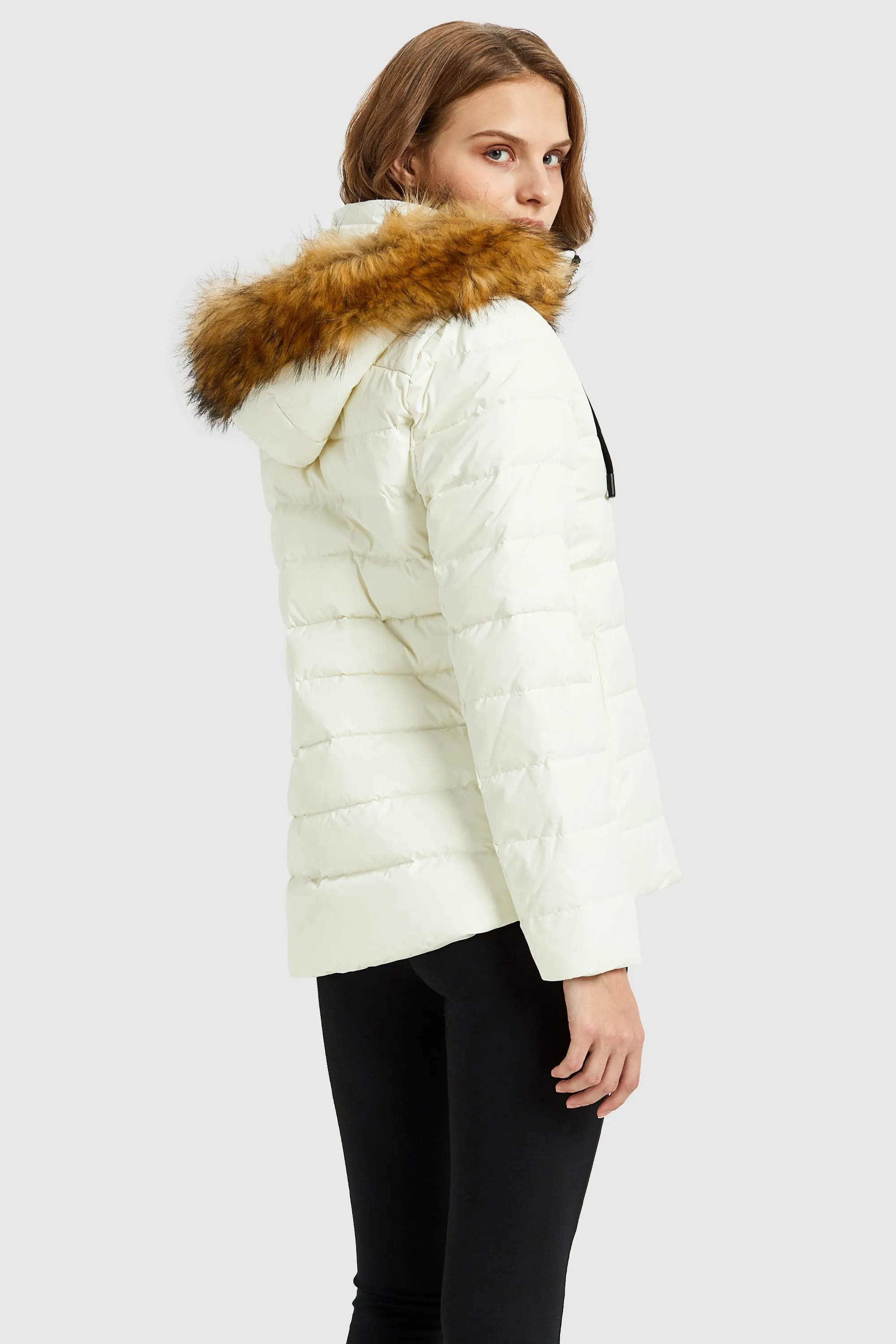 Inner Pocket Snap Puffer Jacket