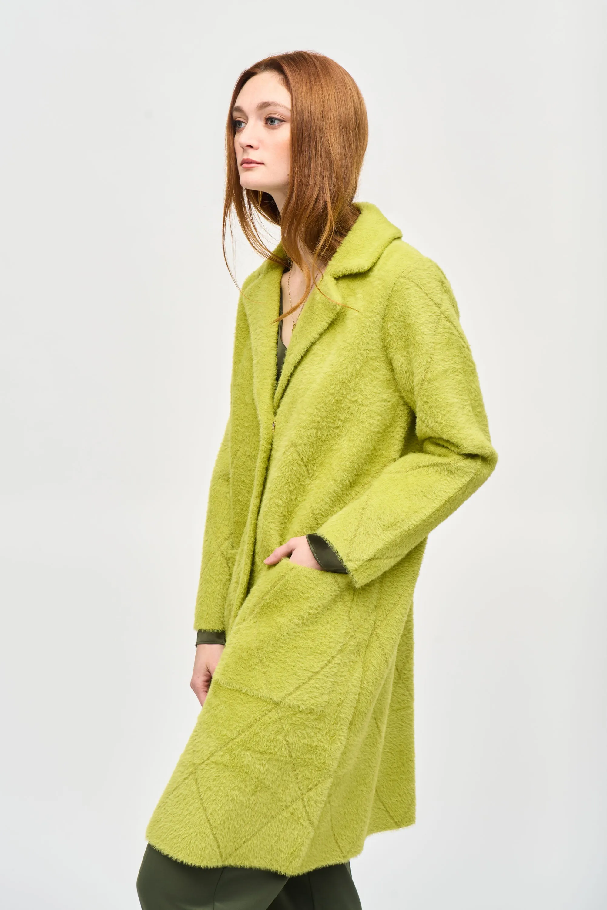 Joseph Ribkoff - 233951F24 Wasabi Coat