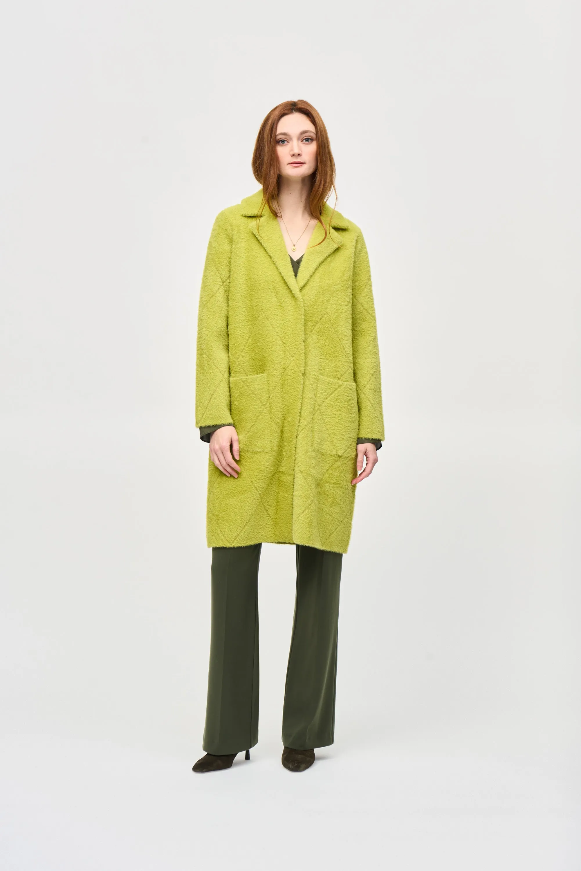 Joseph Ribkoff - 233951F24 Wasabi Coat