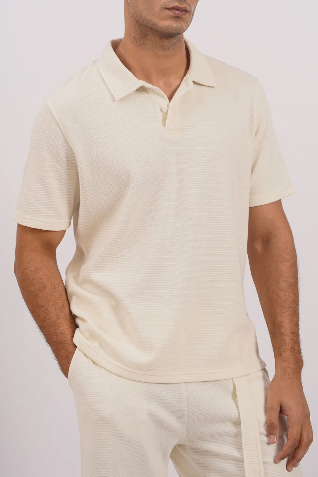 KNIT POLO SHIRT