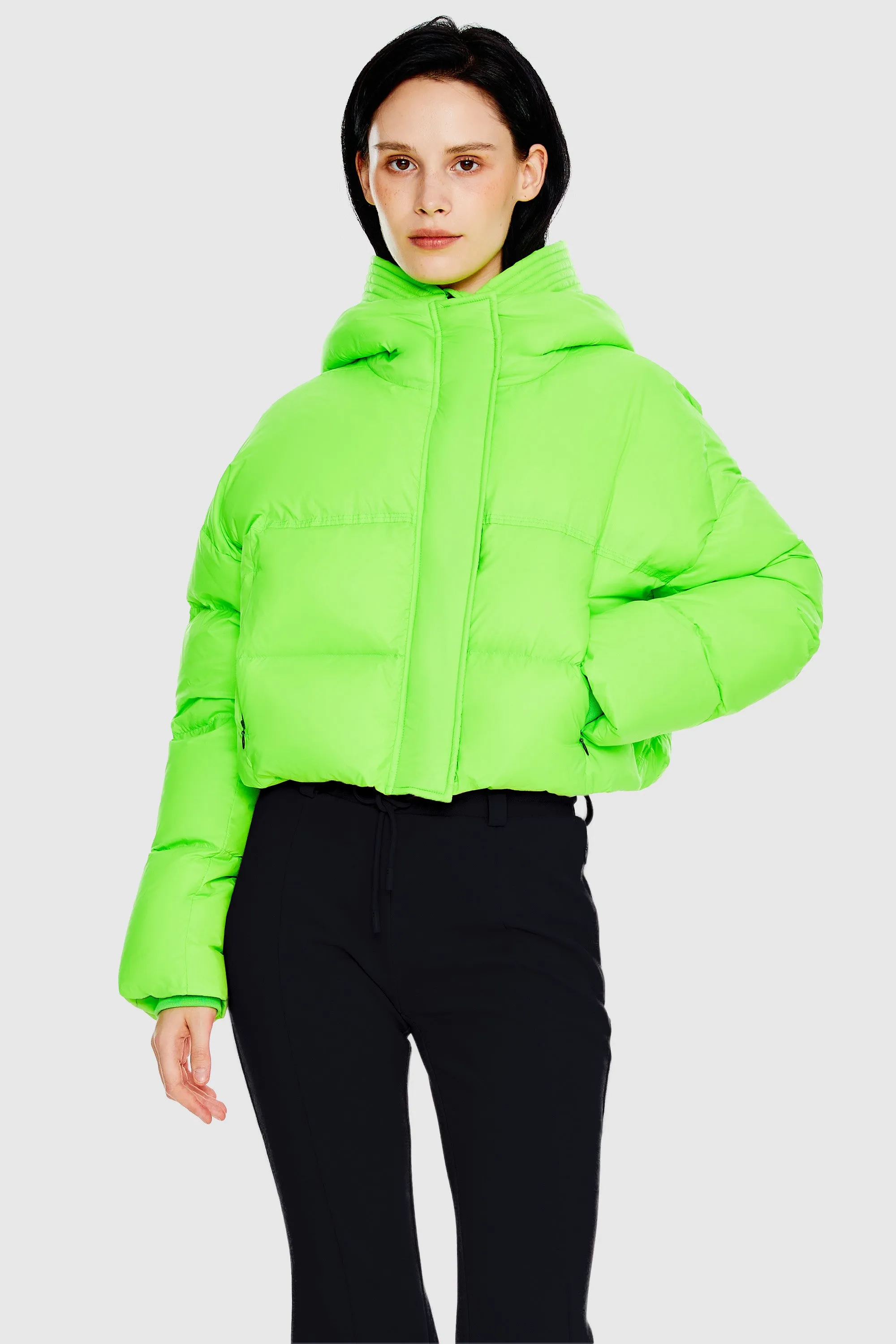 Lightweight Cropped Puffer Jacket