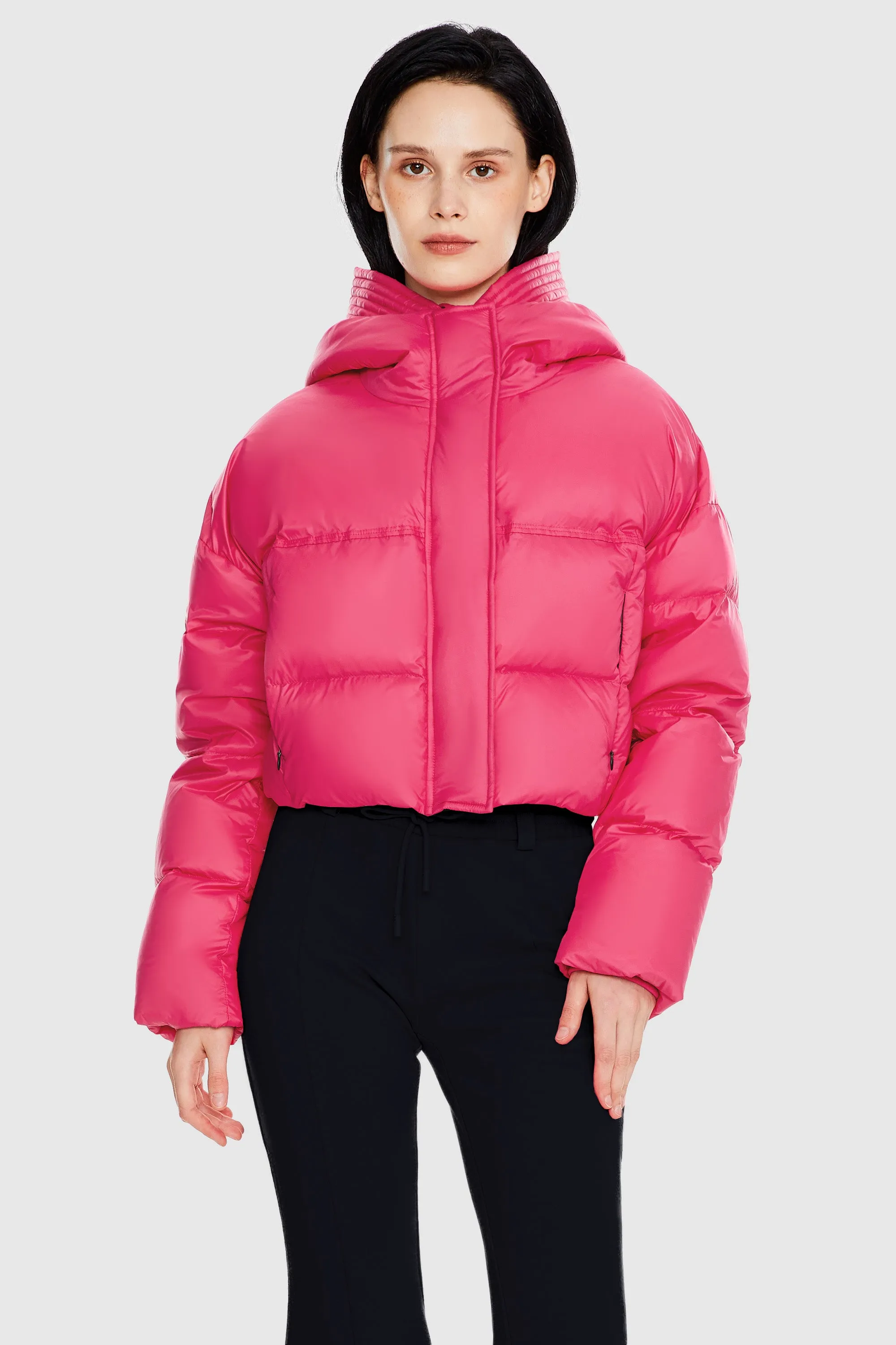 Lightweight Cropped Puffer Jacket