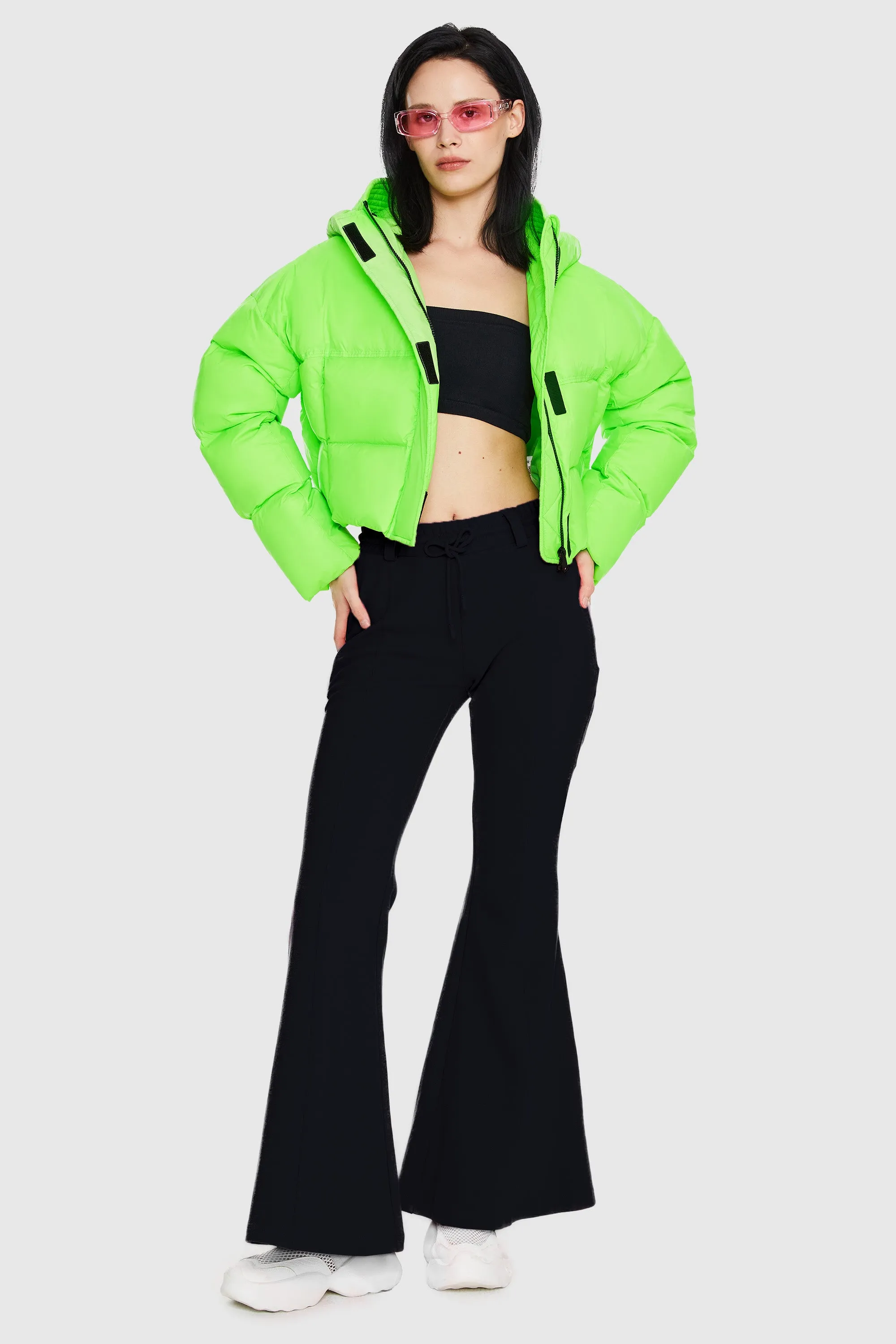 Lightweight Cropped Puffer Jacket