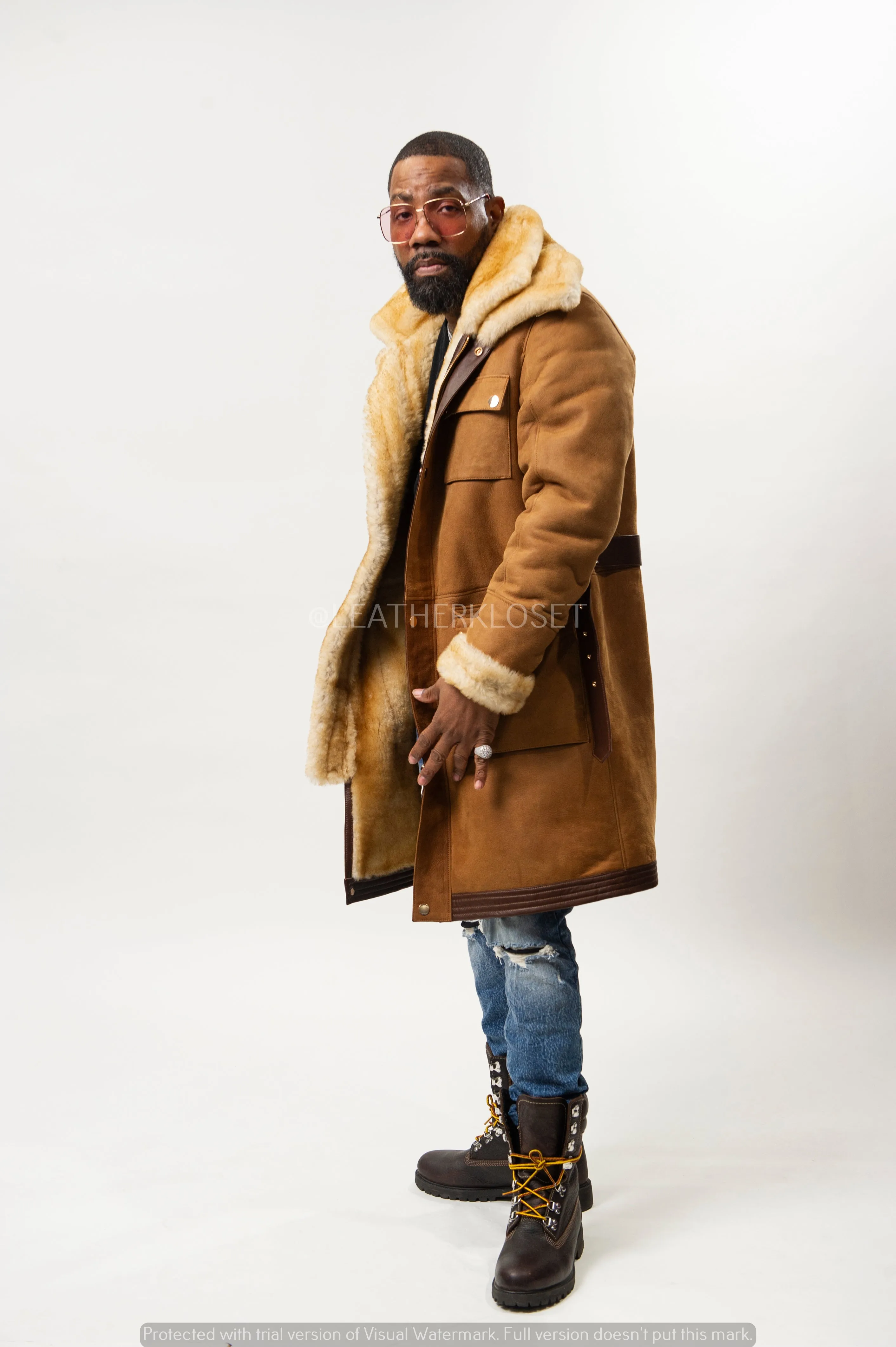 Men's Milan Sheepskin Shearling Coat