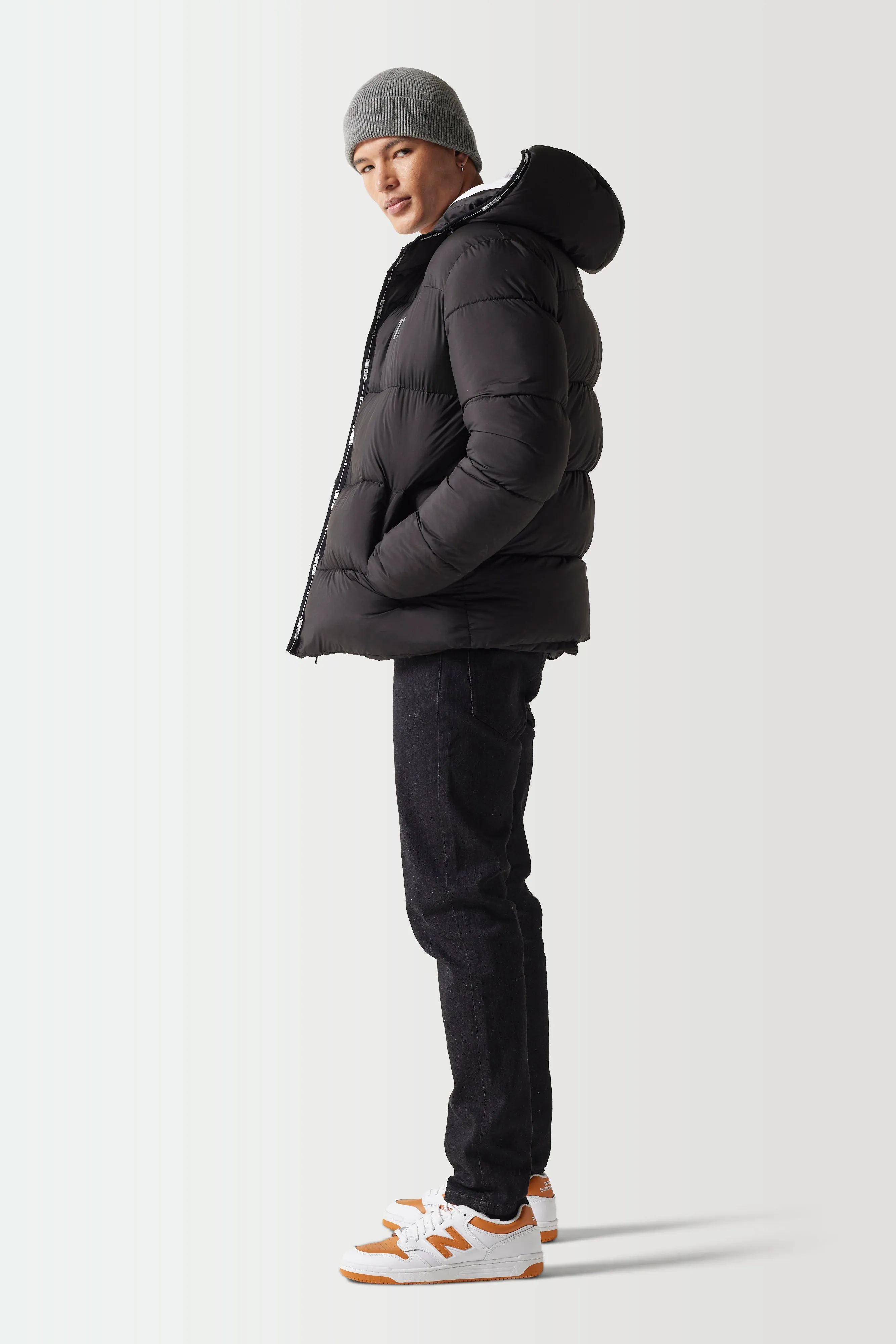 Micro Puffer Jacket - Black