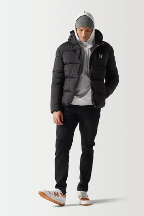 Micro Puffer Jacket - Black