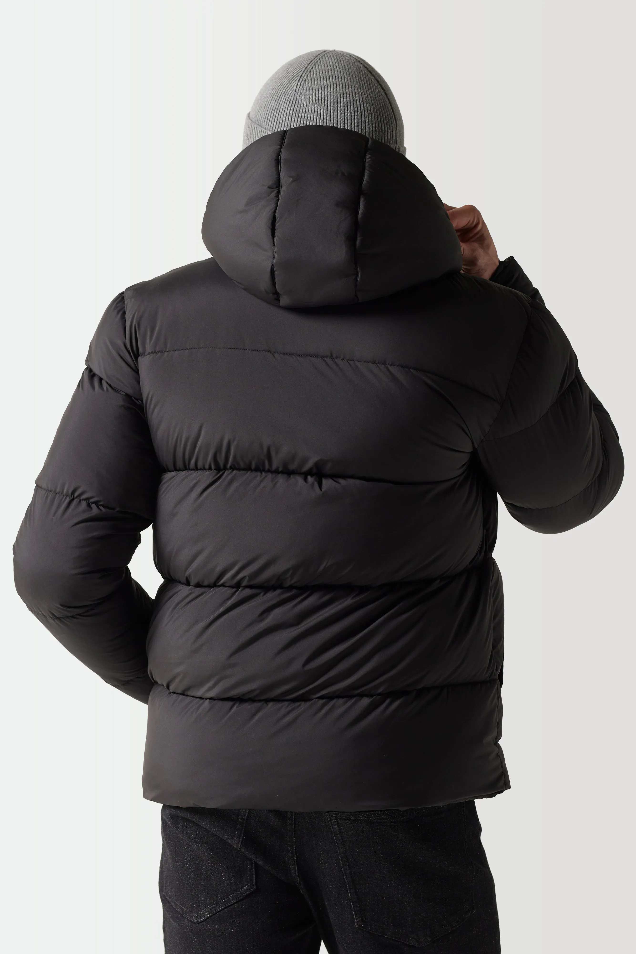 Micro Puffer Jacket - Black