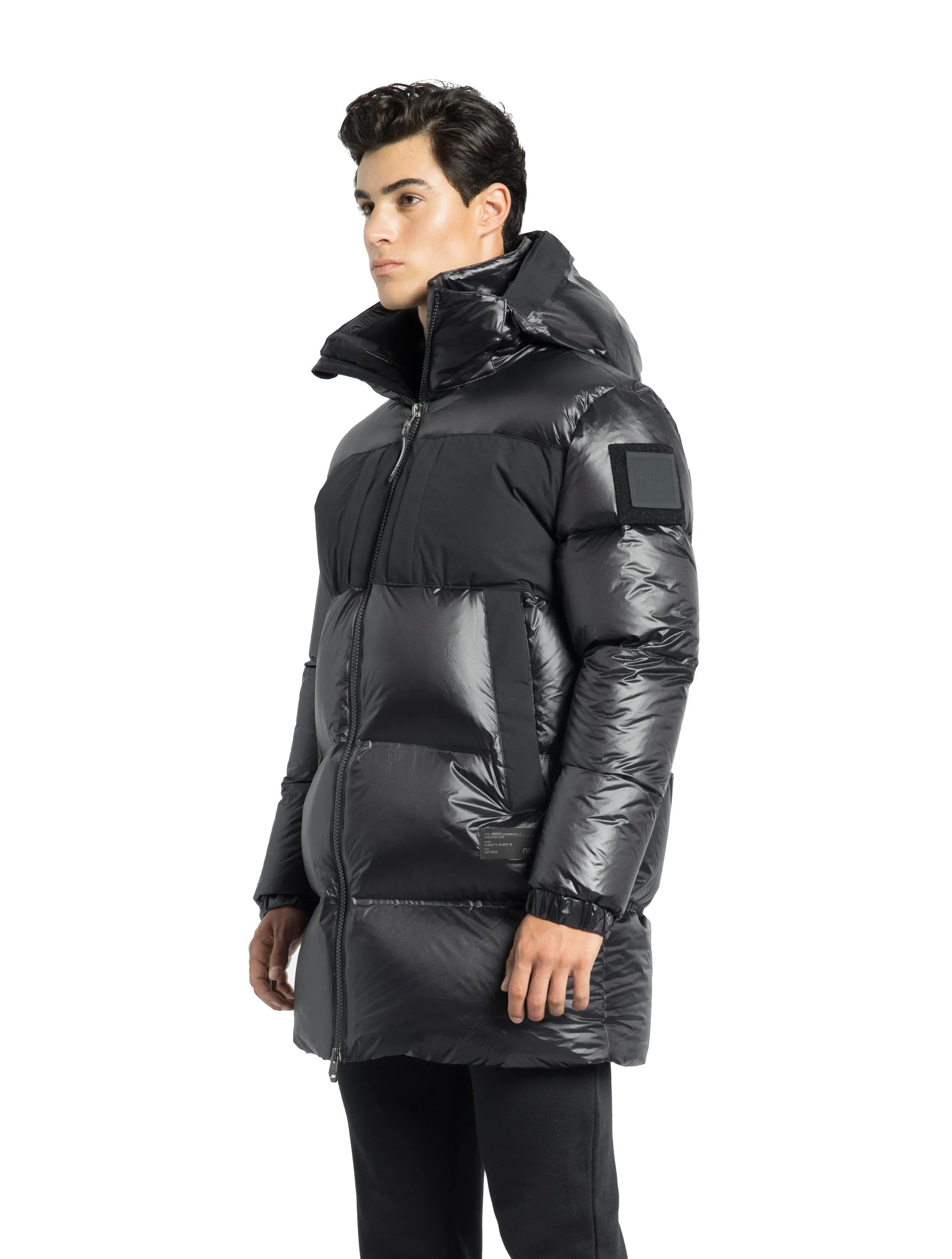 Neelix Men's Long Puffer Jacket